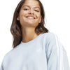 Adidas 3 Strepen Ft Sweatshirt Blauw XS Vrouw