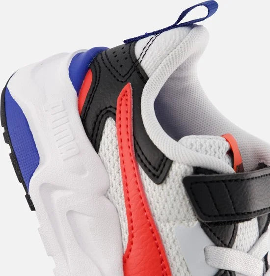PUMA Trinity Lite AC+ PS FALSE Sneakers - PUMA White-Active Red-PUMA Black - Maat 31