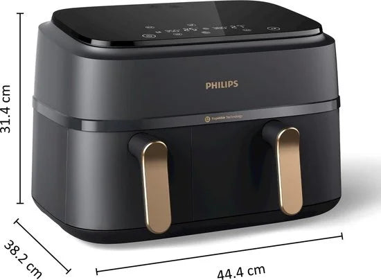 Philips Versuni Serie 3000 Rapid Air 9l Airfryer Zwart 9 Liters / EU Plug