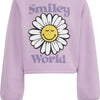 WE Fashion Meisjes SmileyWorld®-sweater met opdruk