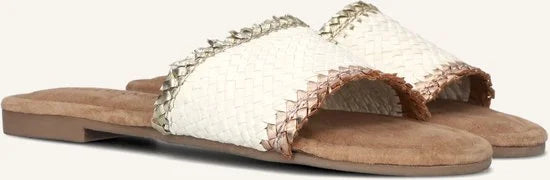 Lazamani Dames Slippers 33.486 Off-White Maat 37