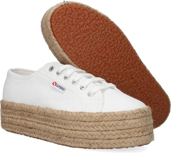 Superga 2790 Rope Lage sneakers - Dames - Wit - Maat 39
