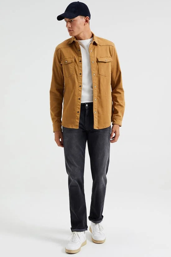 WE Fashion Heren regular fit jeans van jog denim