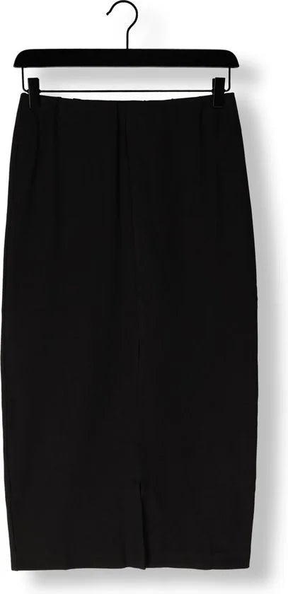 Minus Marcia Midi Skirt Rokken Dames - Zwart - Maat XS