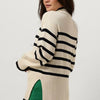 Minus Leonie Turtleneck Knit Pullover Truien & vesten Dames - Sweater - Hoodie - Vest- Ecru - Maat L