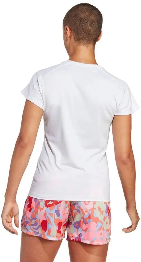 adidas Performance AEROREADY Train Essentials Minimal Branding V-hals T-shirt - Dames - Wit - M