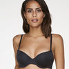 Hunkemöller Dames Lingerie Voorgevormde beugel bh T-shirt - Zwart - maat E75