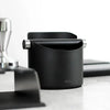 Uitklopbak RVS - 14cm, Zwart – RVS - Knockbox - Afklopbak Koffie – Afklopbak – Espressomachine - Barista Essentials