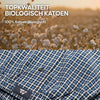 DANISH ENDURANCE Losse Boxershorts Biologisch Katoen Heren Ondergoed - knoopgulp - 4 of 6 pack - Blauw Grijs Mix - Maat L