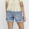 Only Nyla Life SS Anglaise Top WVN Eggnog BEIGE S