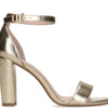 Sacha - Dames - Gouden sandalen met hak - Maat 41