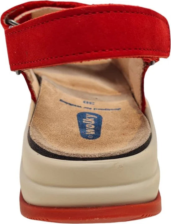 Wolky Sandalen Adura rood nubuck