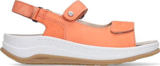 Wolky Sandalen Adura oranje nubuck