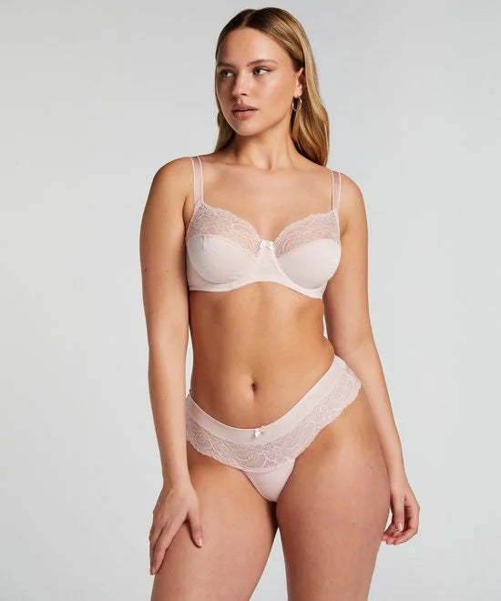 Hunkemöller Dames Lingerie Boxerstring Sophie - Roze - maat L