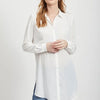 VILA VILUCY BUTTON LS TUNIC Dames T-shirt - Maat 44