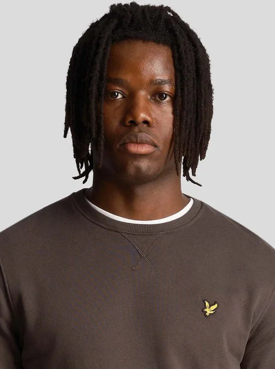 Lyle & Scott Crew Neck Sweatshirt Truien & Vesten Heren - Sweater - Hoodie - Vest- Grijs - Maat XL