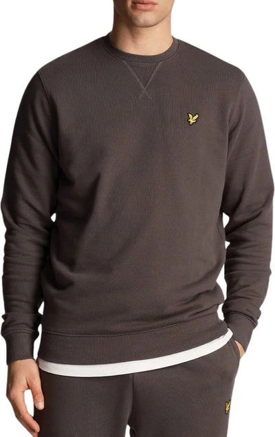 Lyle & Scott Crew Neck Sweatshirt Truien & Vesten Heren - Sweater - Hoodie - Vest- Grijs - Maat XL