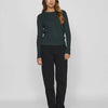 VILA - VICOMFY O-NECK L/S KNIT TOP- NOOS - Dames - Gebreide truien