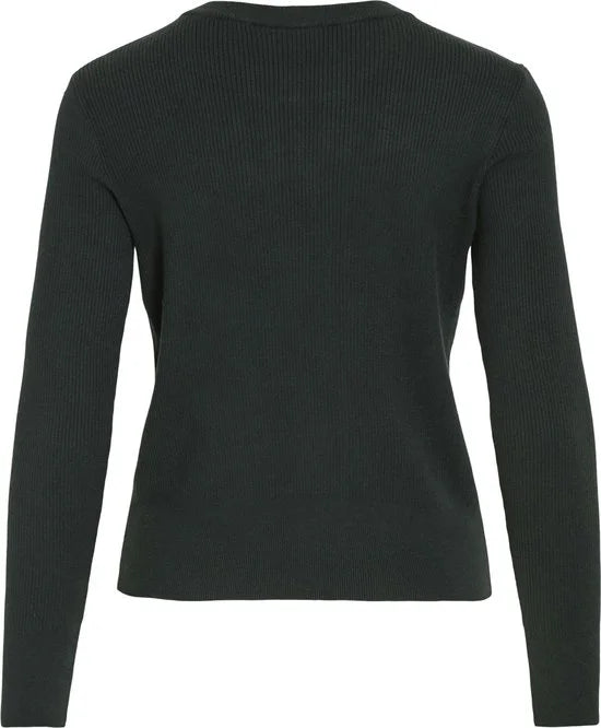 VILA - VICOMFY O-NECK L/S KNIT TOP- NOOS - Dames - Gebreide truien