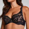Hunkemöller Dames Lingerie Niet-voorgevormde beugel bh Daisy - Zwart - maat G70
