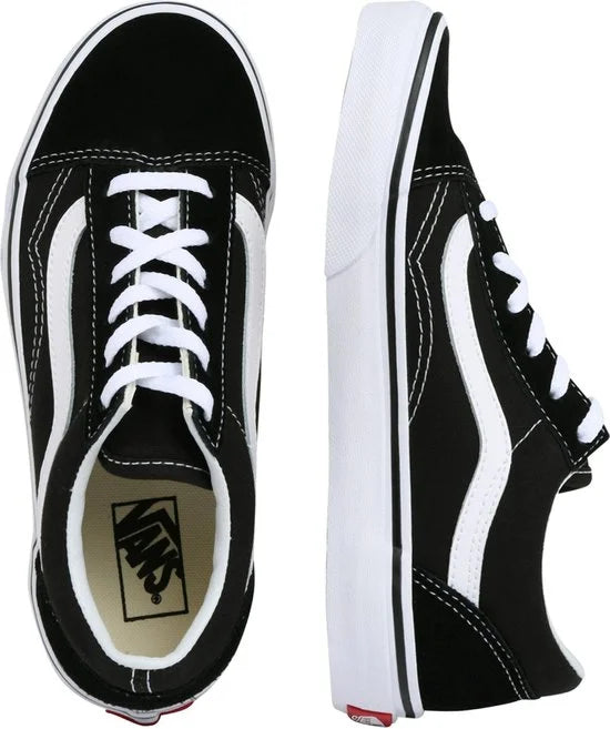 Vans Old Skool Sneakers Kinderen - Black/True White