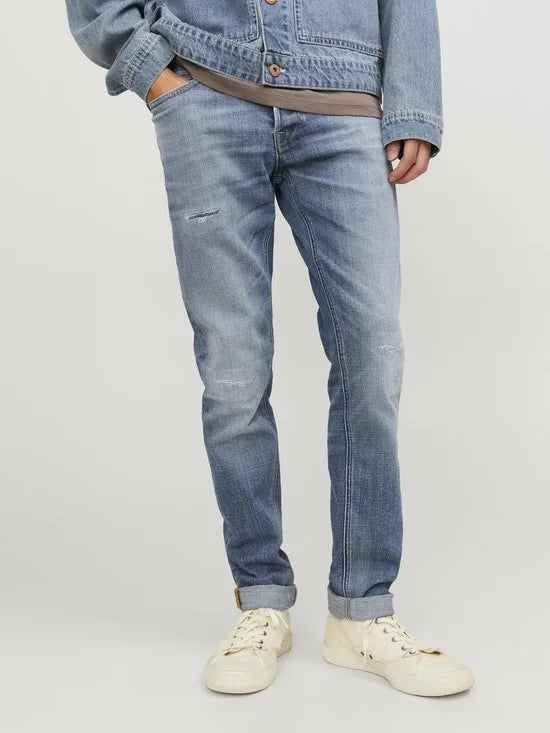JACK & JONES Glenn Ward regular fit - heren jeans - denimblauw - Maat: 32