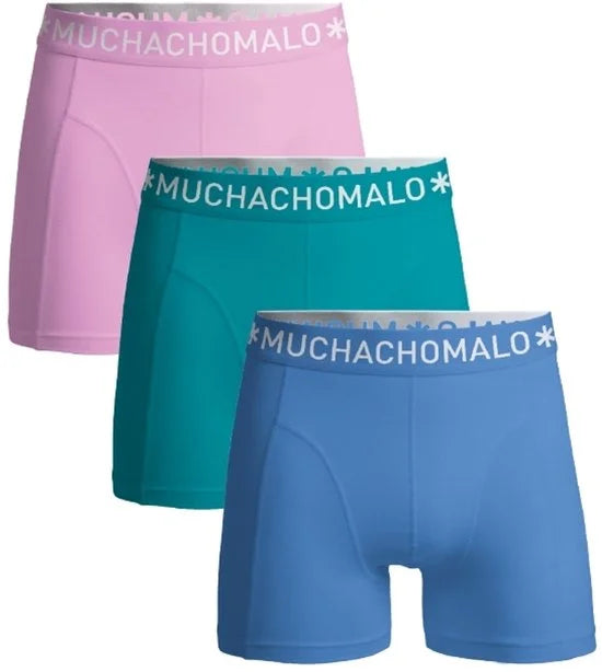 Muchachomalo Heren Boxershorts – 3 Pack – Maat M – 95% Katoen – Mannen Onderbroeken