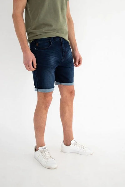 Donders Broek Jeans Short 76759 781 Dark Marine Mannen Maat - W40