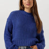 Ydence Knitted Sweater Soraya Truien & vesten Dames - Sweater - Hoodie - Vest- Blauw - Maat XS
