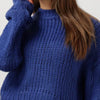 Ydence Knitted Sweater Soraya Truien & vesten Dames - Sweater - Hoodie - Vest- Blauw - Maat XS