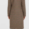 Vero Moda Jas Vmblast Check Long Wool Jacket Ga 10273533 Tan/houndstoot Dames Maat - S