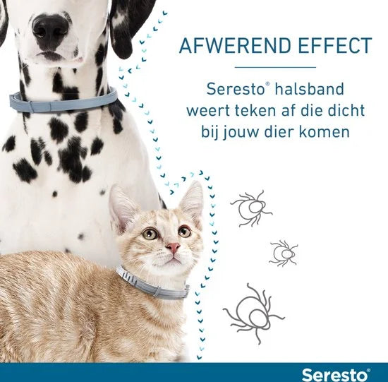 Seresto Teken- En Vlooienband Large - Anti tekenmiddel - per stuk > 8 Kg