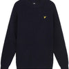 Lyle & Scott Shaker Stitch Mock Neck Jumper Truien & Vesten Heren - Sweater - Hoodie - Vest- Blauw - Maat M