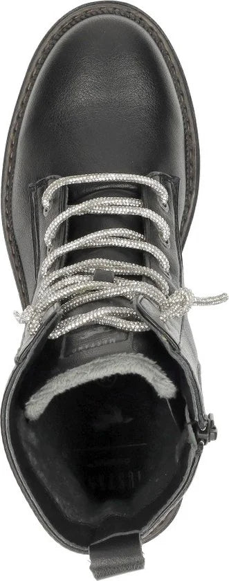 Mustang Veterschoenen Hoog Veterschoenen Hoog - zwart - Maat 40