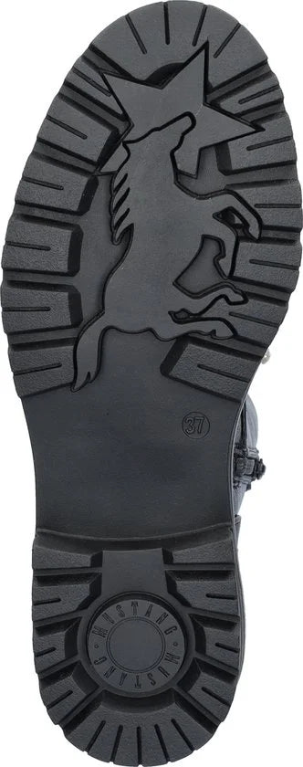 Mustang Veterschoenen Hoog Veterschoenen Hoog - zwart - Maat 40