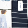 Schiesser heren shortama - blauw gestreept -  Maat XXXXXL