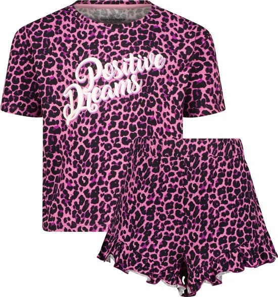 Vingino Pyjama Waranda Meisjes Pyjamaset - Floral lilac - Maat 116