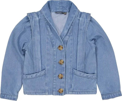 LEVV Meisjes spijkerjas - Kato - Licht blauw