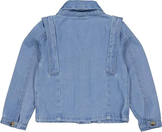 LEVV Meisjes spijkerjas - Kato - Licht blauw