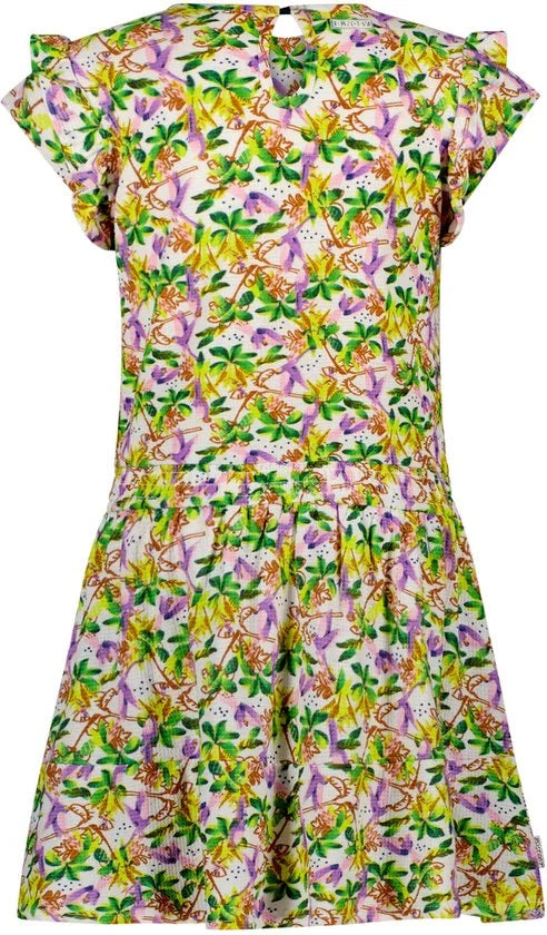 B. Nosy Y403-5871 Meisjes Jurk - Glossy ao - Maat 140