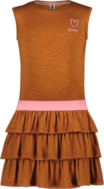 B.Nosy Meisjes jurk - Susan - Pinda