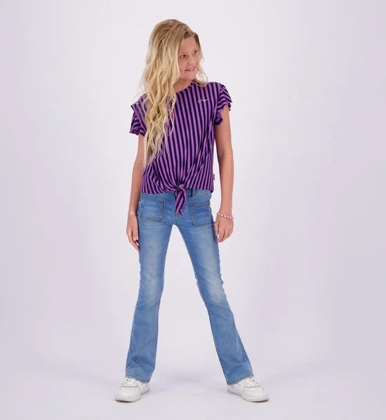 Vingino - Britte patched on pockets - Meisjes - Flared jeans