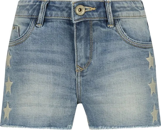 Vingino Short Dafina Star Meisjes Jeans - Old Vintage - Maat 176