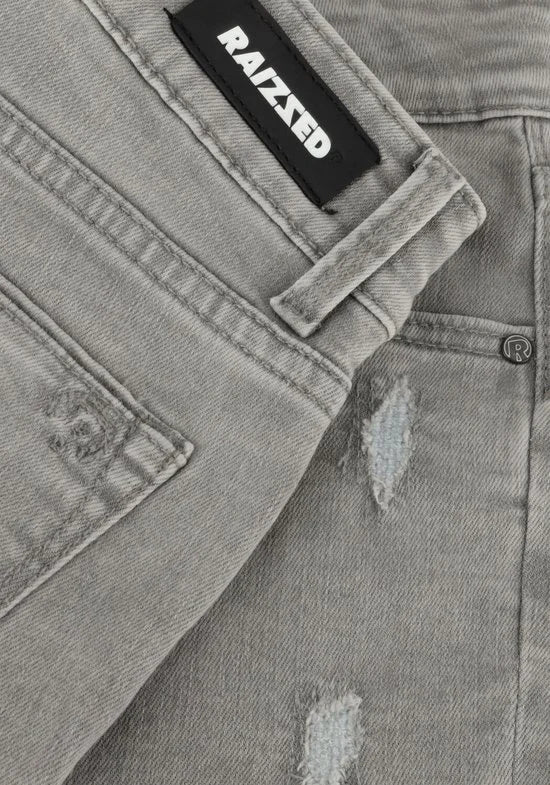 RAIZZED Louisiana Crafted Jeans Meisjes - Broek - Grijs - Maat 176