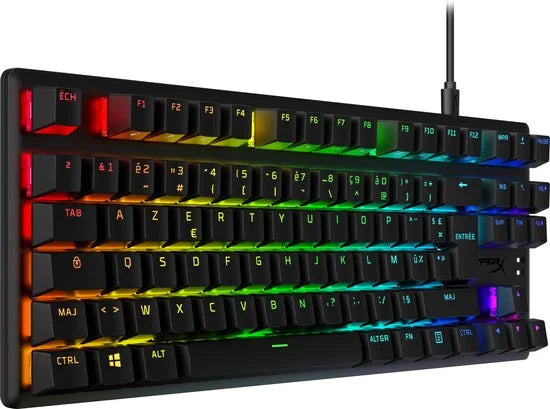 HyperX Alloy Origins Core PBT - Mechanisch Gaming Toetsenbord - HyperX Red Switch - Qwerty