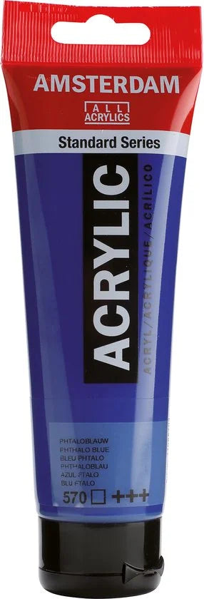 Amsterdam Standard Series Acrylverf Tube 120 ml Phtaloblauw 570