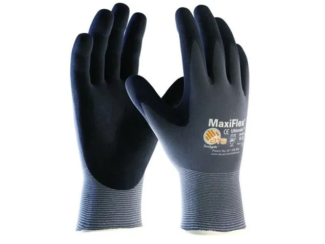 Maxiflex allround montage werkhandschoenen ultimate ad-apt 42-874 - nitril foam-coating - maat M/8