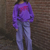 Looxs Revolution 2501-5318 Truien & Vesten Meisjes - Sweater - Hoodie - Vest- Paars - Maat 128