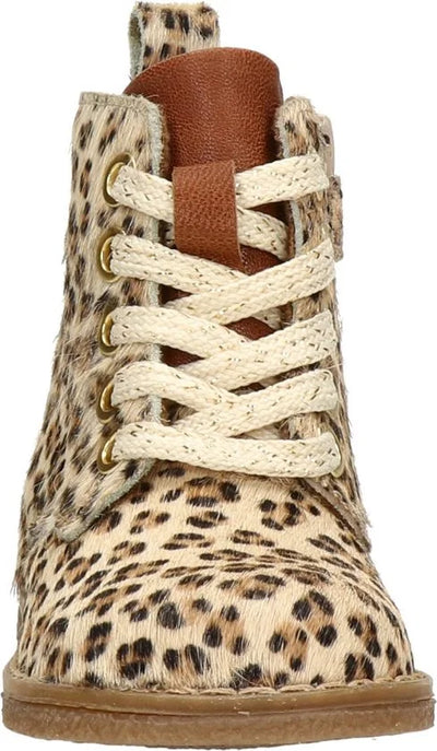 Nelson Kids meisjes veterboot - Beige multi - Maat 25