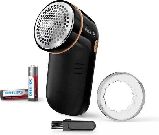 Philips GC026/80 - Pluizenverwijderaar - Kledingontpluizer - Ontpiller met 3 Groottes - Zwart / Koper